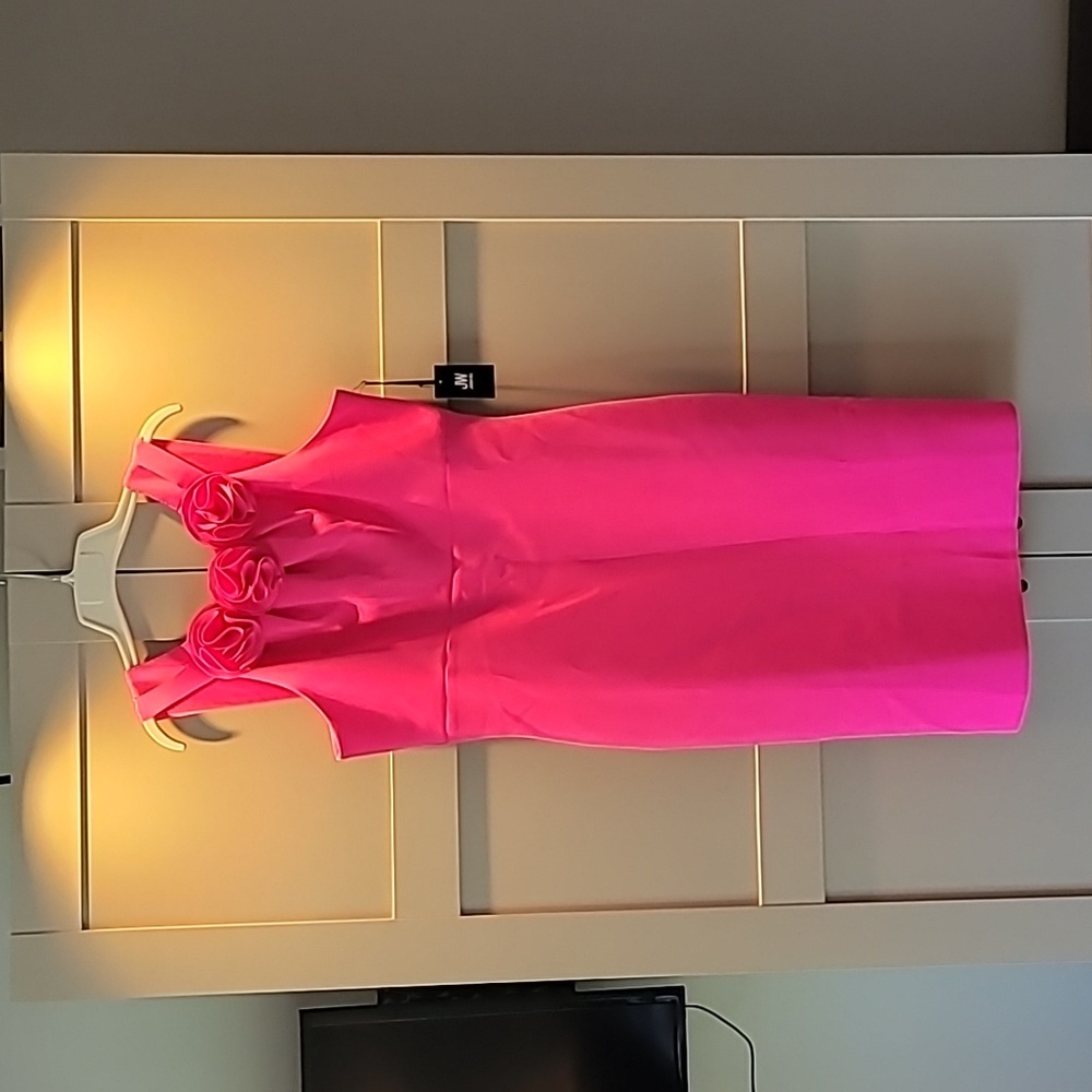 Jason Wu Pink Halter Dress - Size Large